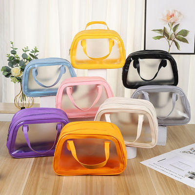 Newest Fashionable Custom Logo Printed Laser PVC Holographic Cosmetic Bag with Zipper