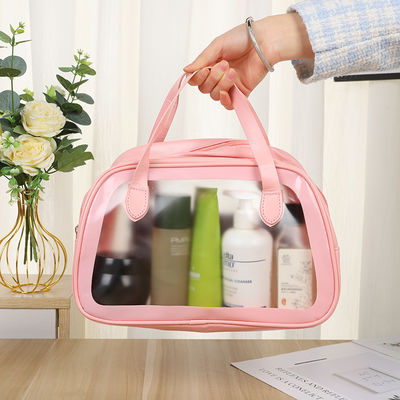 Newest Fashionable Custom Logo Printed Laser PVC Holographic Cosmetic Bag with Zipper