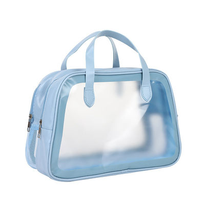 Newest Fashionable Custom Logo Printed Laser PVC Holographic Cosmetic Bag with Zipper