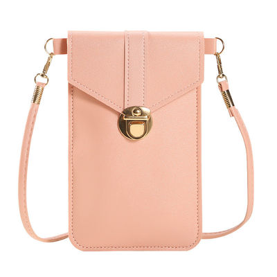 Daily Life Small Crossbody Phone Bag with Custom Logo Decoration and Neck Strap