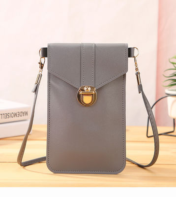 Daily Life Small Crossbody Phone Bag with Custom Logo Decoration and Neck Strap
