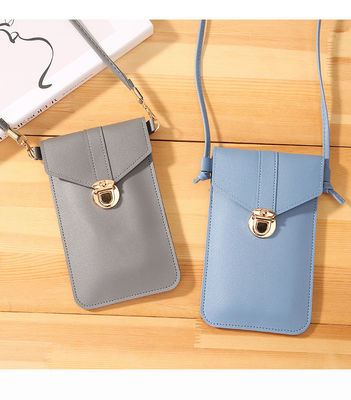 Daily Life Small Crossbody Phone Bag with Custom Logo Decoration and Neck Strap