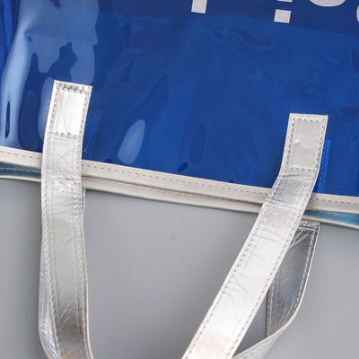 Transparent PVC Jelly Bag Holographic Fashion Shoulder Shopping Plastic Bag for Women