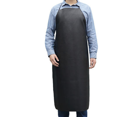 Plain Cotton Barber Leather Aprons for Custom Coffee Shop Chef Restaurant Work Tool