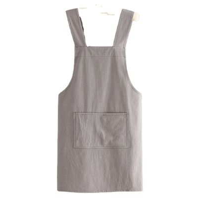 Customize Kitchen Cotton Linen Apron With Logo Home Apron for Work Bar Bib Canvas Apron