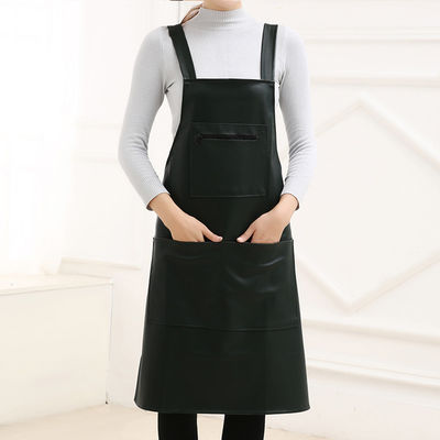 Custom Logo Leather Apron for Chef Stylist Grill Restaurant Bar and Cafes Durable