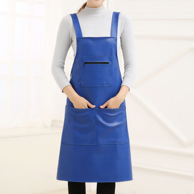 Custom Logo Leather Apron for Chef Stylist Grill Restaurant Bar and Cafes Durable