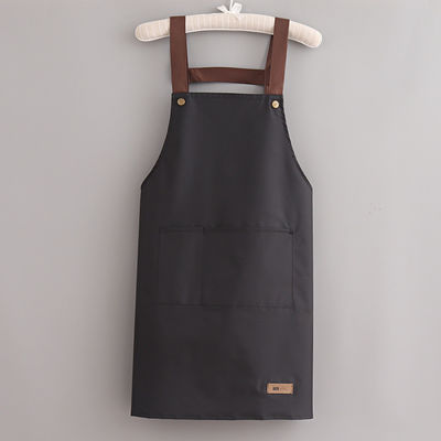 Colorful Cotton Polyester Chef Cooking Apron with Adjustable Straps on Canvas Fabric