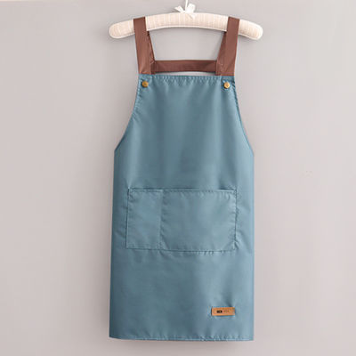 Colorful Cotton Polyester Chef Cooking Apron with Adjustable Straps on Canvas Fabric