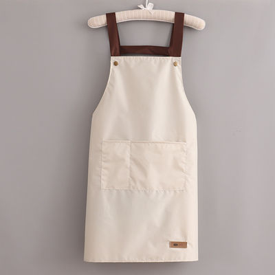Colorful Cotton Polyester Chef Cooking Apron with Adjustable Straps on Canvas Fabric