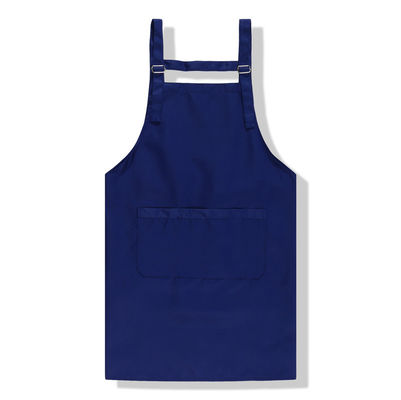 Plain Solid Color Canvas Apron for Waterproof Kitchen in Commercial Cafe Restaurant