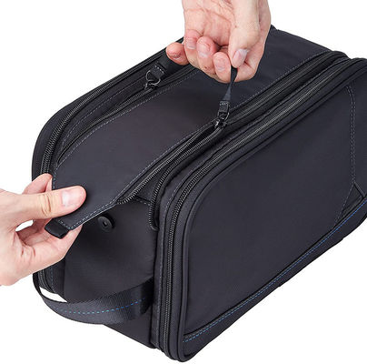 Sample Big Capacity Wet and Dry Separation Toiletry Bag Waterproof Polyester Men Storage Bag with Custom Logo