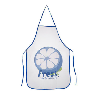 Custom LOGO Printed Kitchen Apron with Customized Color and Waterproof PE Fabric