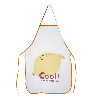 Custom LOGO Printed Kitchen Apron with Customized Color and Waterproof PE Fabric