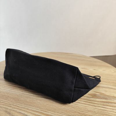 OEM/ODM Accepted Custom Logo Printed Canvas Zipper Makeup Bag for Pencil and Coin Storage
