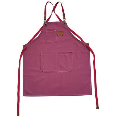 Daily Life Chef Work and Utility Apron Custom Logo Cotton Canvas Tool Apron with Pockets