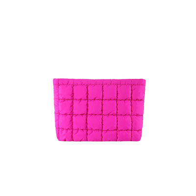 Polyester Lining Square Feather Bag 2024 Trend Pure Color Clutch Bag for Fashionable Women