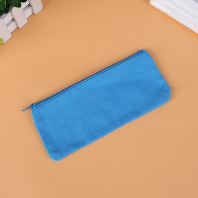 Customized Logo Print Canvas Pencil Bag for Customer Requirements