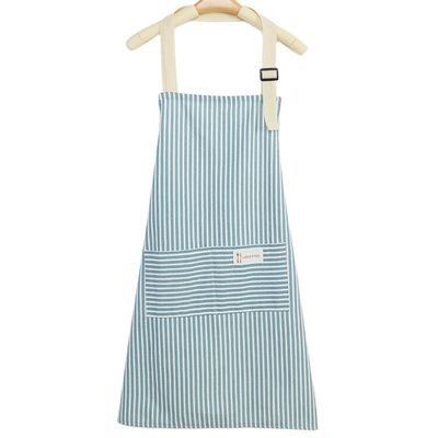 Customize Kitchen Apron With Logo Cotton Linen Wait Staff Uniform for Restaurant Bar