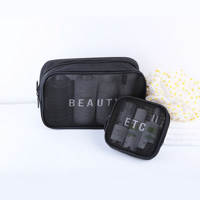 Mini Portable Storage Bag for Waterproof Transparent Nylon Mesh Custom Logo Travel Kits