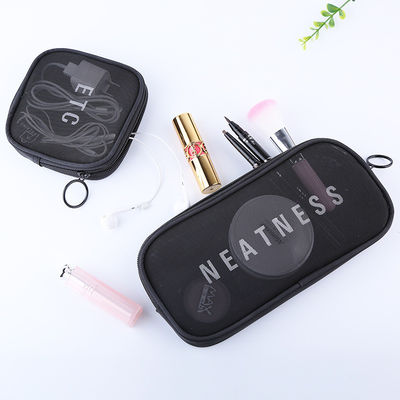 Mini Portable Storage Bag for Waterproof Transparent Nylon Mesh Custom Logo Travel Kits