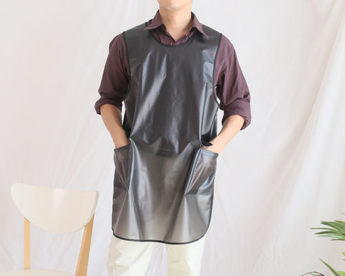 Custom Logo TPU Apron Fashion Restaurant Waterproof Apron for Wait Staff Uniform Needs
