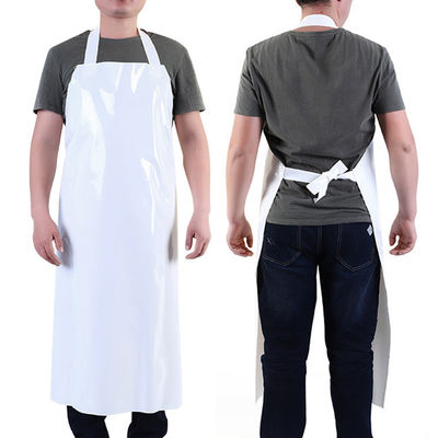 Restaurant Bar Custom Logo Printed Waterproof Plastic Rubber Vinyl Bib Welding Butcher TPU Apron