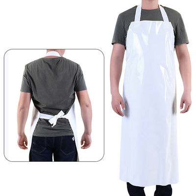 Restaurant Bar Custom Logo Printed Waterproof Plastic Rubber Vinyl Bib Welding Butcher TPU Apron