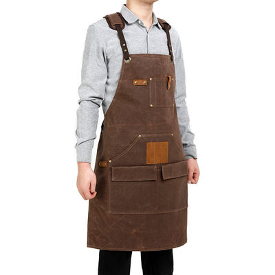Custom Heavy Duty Canvas Tool Apron for Working and Chef Cooking BBQ Newest Fashinable