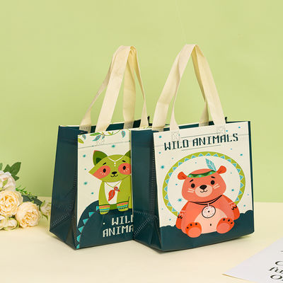 Newest Fashionable Recyclable Non-woven Grocery Bag With Logo for Medium-Sized Items