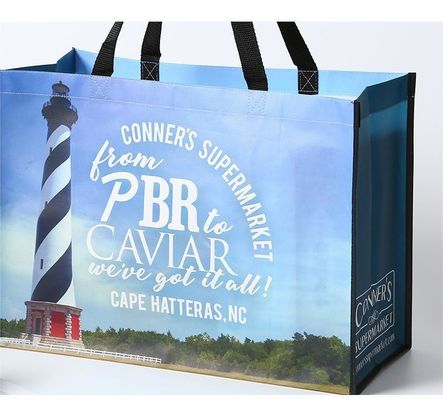 Medium Size Eco Friendly Laminated Nonwoven Bag for Customized Shopping Boutique