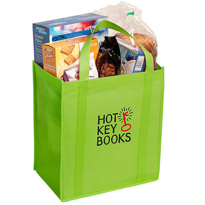 Newest Fashionable Style Custom Printed Nonwoven Fabric Grocery Totebag Manufacturers