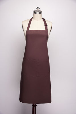 Custom Logo Printed Green Linen Women Cotton Apron With Logo Newest Fashinable Style