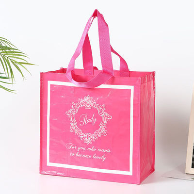 Customized Printing Non-Woven Resuable Fabric Shopping Tote Bags with Logo