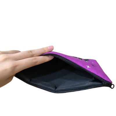 Shopping Promotion Beauty Polyester Zipper Travel Makeup Cosmetic Pouch Bag Medium Size