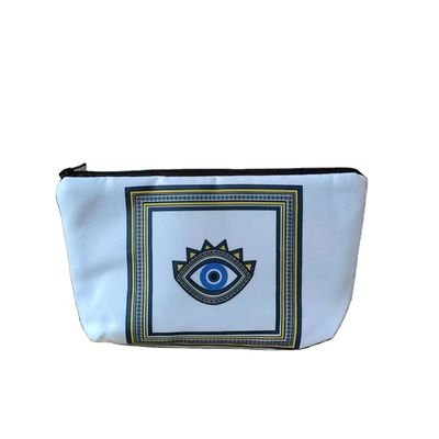 Shopping Promotion Beauty Polyester Zipper Travel Makeup Cosmetic Pouch Bag Medium Size
