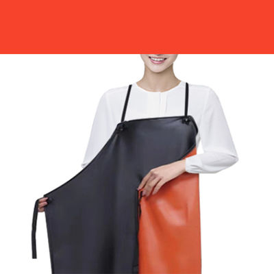 Handmade Leather Custom Logo Printing Apron Heat Resistance BBQ Work Tool Apron for Men