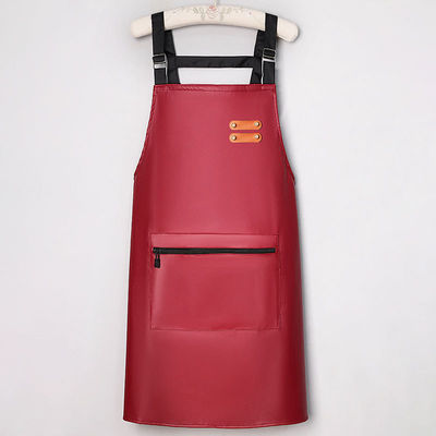 Custom Fashion Leather Chef Apron for BBQ and Work Tool Support 7 Days Sample Order