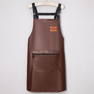 Custom Fashion Leather Chef Apron for BBQ and Work Tool Support 7 Days Sample Order