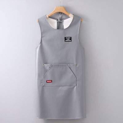 Unisex Heavy Duty Genuine Leather Work Apron for Chef Butcher Metalworker Carpenter