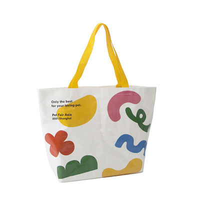 Eco-friendly PP Woven Bag with Heavy Duty Custom Design Full Color Printing Laminated