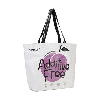 Custom Size Fashion Tote Bag with Multi Color Logo Printed Laminated PP Woven Material