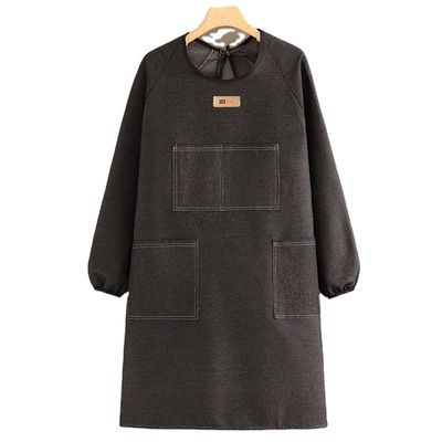 Working Apron Denim Fabric Oil-resistant Thickened Waterproof Silk Screen Printing