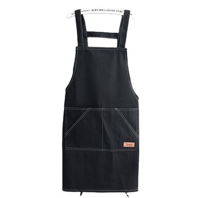 Working Apron Denim Fabric Oil-resistant Thickened Waterproof Silk Screen Printing