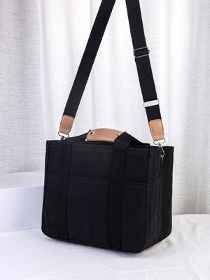 Acceptable OEM/ODM Customizable Logo Big Sustainable Cotton Canvas Shopper Tote Bag