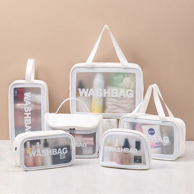 Zipper Closure Custom Pouch Beauty Makeup Bag with Printed Logo and Travel Cosmetic Bag