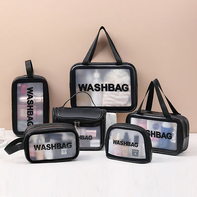 Zipper Closure Custom Pouch Beauty Makeup Bag with Printed Logo and Travel Cosmetic Bag