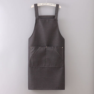 Custom Denim Hairdresser Garden Tools Apron with Pockets Support 7 Days Sample Order