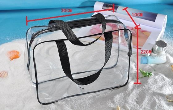 3-Pc Crystal Clear Cosmetic Bag Set for Travel and Toiletries OEM/ODM Acceptable