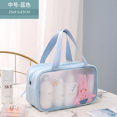 3pcs Clear Cosmetic Bag Personalized Customize Travel Bags Letter Pattern Type